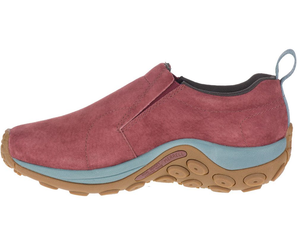 Merrell Slip Ons Burgundy - Jungle Moc - Womens 63BURDGKH